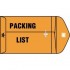 Open End Wax Packing List